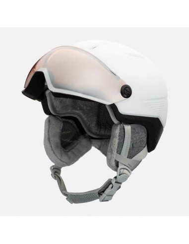 Casque de ski Neuf Rossignol Fit Visor Impacts W White 2026 Casques de ski avec visière
