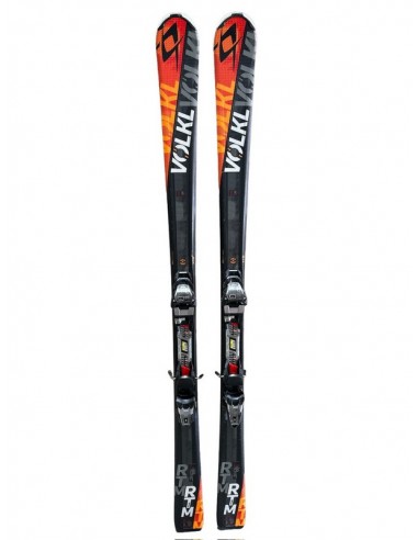 Volkl Rtm 80 Noir Orange + fix marker Ski adulte