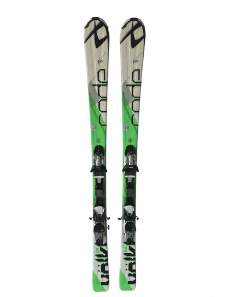 Ski Occasion Volkl Code 7.4 + Fix marker Ski adulte