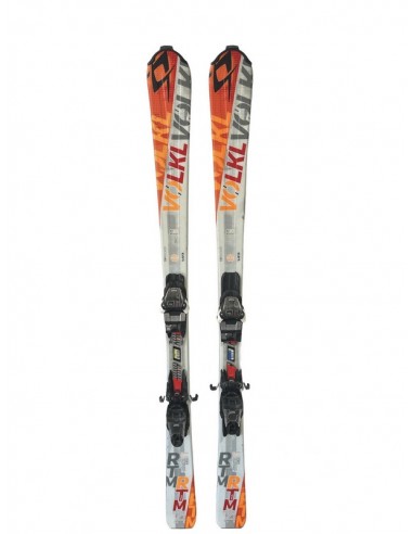Ski Occasion Volkl RTM Orange + Fix Ski adulte