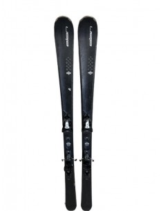 Ski occasion Elan W Studio Noir + Fix Ski adulte