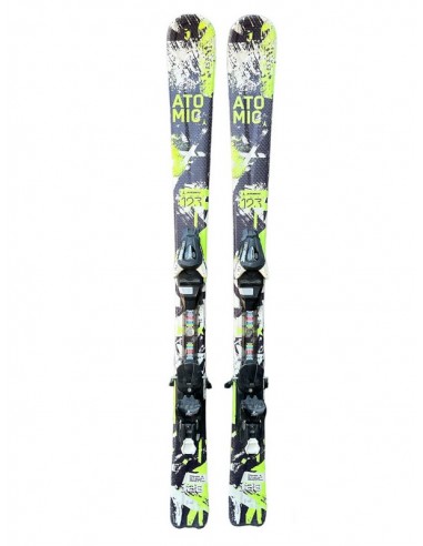 Mini ski Adulte Occasion Atomic R Taille 123cm + Fix Ski adulte
