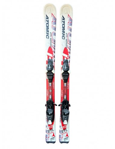 Mini ski occasion Atomic Etl series taille 123cm + fix Ski adulte