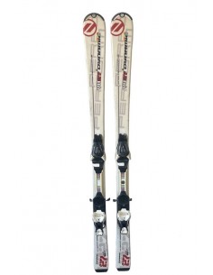 Ski junior occasion Dynamic VR27 Blanc + Fix Ski junior