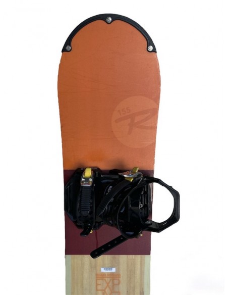 Pack Snowboard Test Rossignol Exp Orange Bordeaux + Fix Snowboard occasion