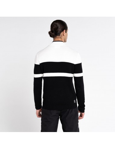 Pull Homme Demi Zip Dare 2b Outgoing II White Black