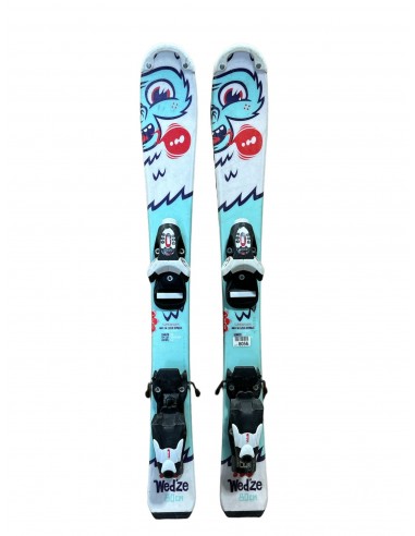 Ski Wedze Onebreaker Turquoise Taille 80cm + Fix Ski junior