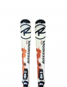 Ski Rossignol Occasions Radical J Blanc Orange Large Junior Ski junior occasion 2