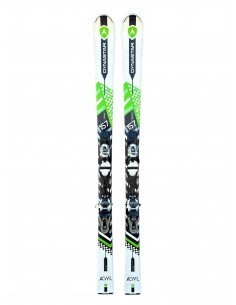 Ski occasion Dynastar Agyl Green Fluo + Fix look Ski adulte