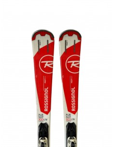 Ski Occasion Rossignol Pursuit 200LTD White Red + Fix Look Ski occasion homme 2