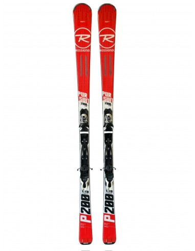 Ski Occasion Rossignol Pursuit 200 Red + Fix Look Ski occasion homme