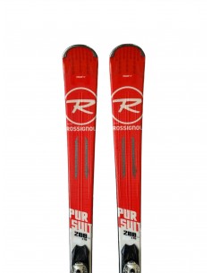 Ski Occasion Rossignol Pursuit 200 Red + Fix Look Ski occasion homme 2