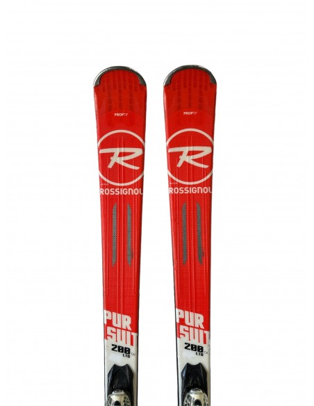 Ski Occasion Rossignol Pursuit 200 Red + Fix Look Ski occasion homme
