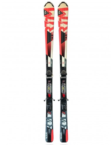 Ski Occasion Volkl RTM 7.4 Orange + Fix Ski adulte