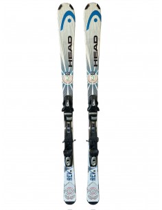 Ski Occasion Head Rev 70 Blanc + Fix Ski adulte