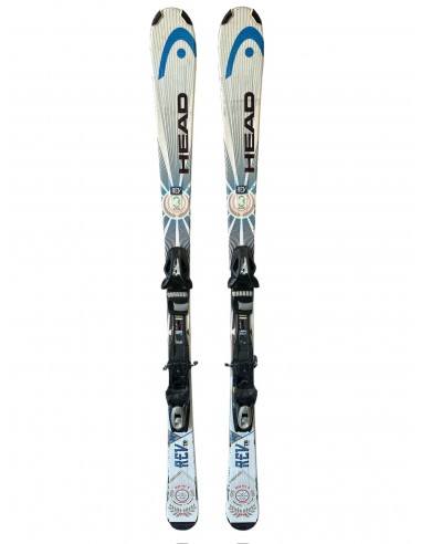 Ski Occasion Head Rev 70 Blanc + Fix Ski adulte