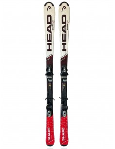 Ski Occasion Head Shape RX Rouge + Fix Ski adulte