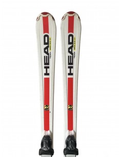 Ski Junior Occasion Head Supershape Era Blanc + Fix Ski junior occasion 2