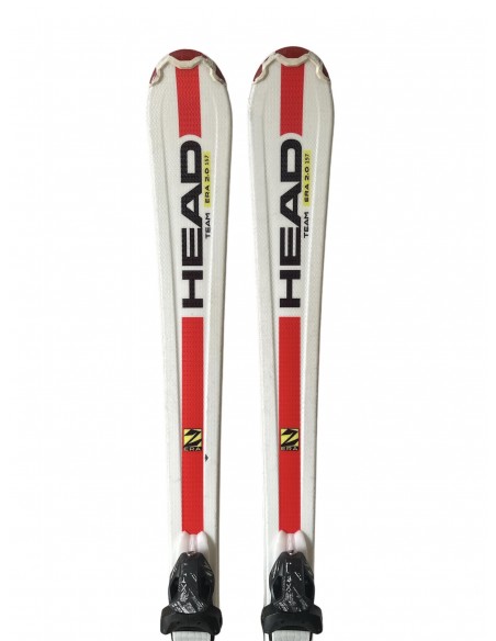 Ski Junior Occasion Head Supershape Era Blanc + Fix Ski junior occasion