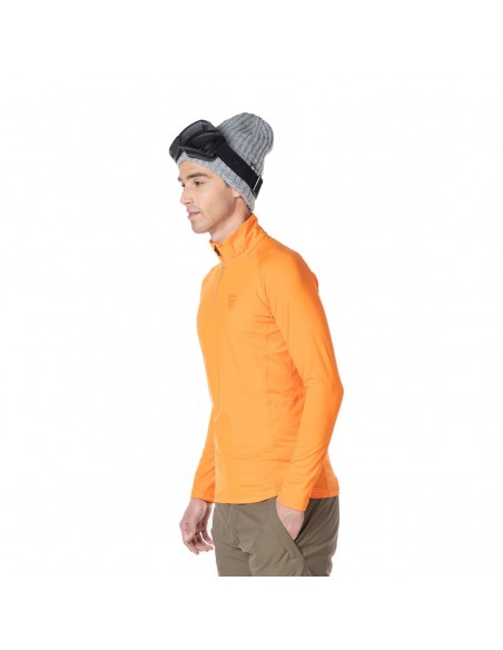 Premiere couche Rossignol Demi Zip Classic Orange Sous-vêtements techniques ski