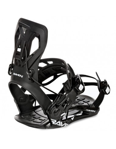 Fixations de snowboard Système Raven FTM450 Black Taille M(39 à 43), L(43 à 46), XL(44 à 47) Fixation snowboard