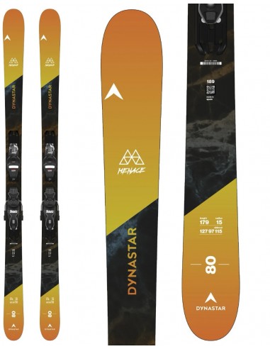 Dynastar Menace 80 2026 + Fix Look Xpress 10 Ski Freestyle