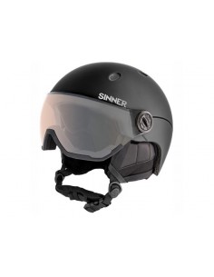 Casque de ski visière Sinner Titan Visor Black Photocromique Casques de ski avec visière