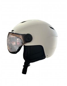 Casque de ski Neuf à visière Zig Zag White Photocromique Casques de ski avec visière