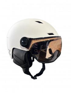 Casque de ski Neuf à visière Zig Zag White Photocromique Casques de ski avec visière 2
