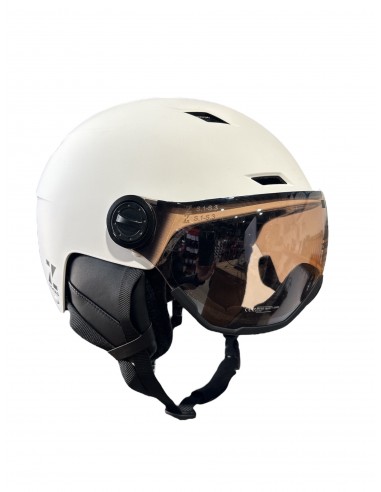 Casque de ski Neuf à visière Zig Zag White Photocromique Casques de ski avec visière