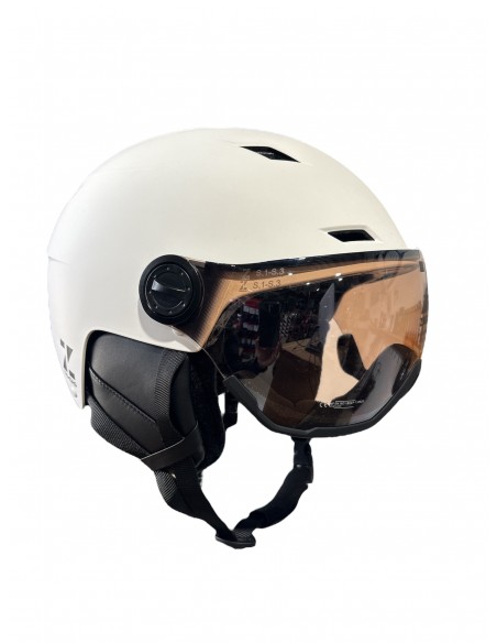 Casque de ski Neuf à visière Zig Zag White Photocromique Casques de ski avec visière