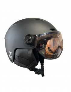 Casque de ski Neuf à visière Zig Zag Black Photocromique Casques de ski avec visière 2