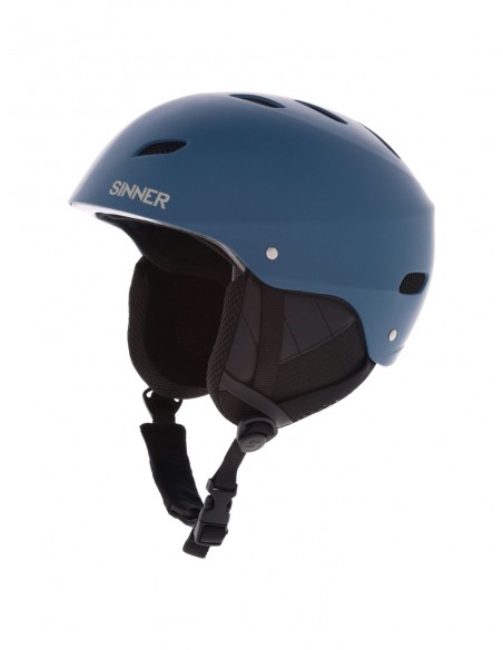 Casque de ski Adulte Sinner Bingham Matte Sea Blue Casques de ski adulte