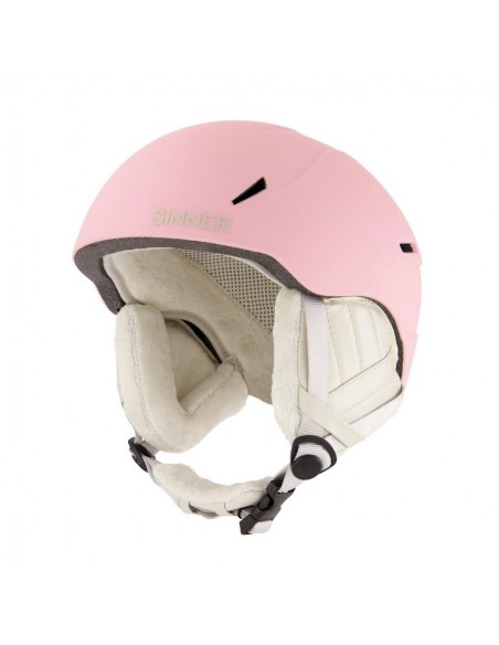 Casque de ski Sinner Crest Matte Light Pink Casques de ski adulte