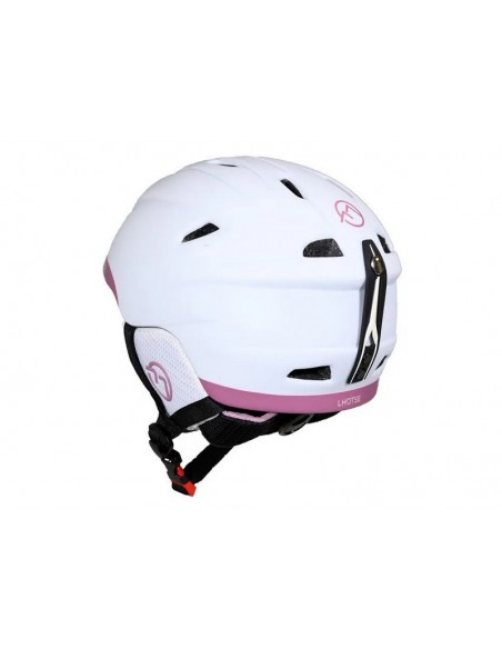 Casque de ski Adulte Lhotse Lapis Blanc Réglable à Molette Casques de ski adulte