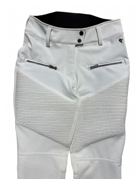 Pantalon de ski Sun Valley Saravane White Pantalons de ski femme