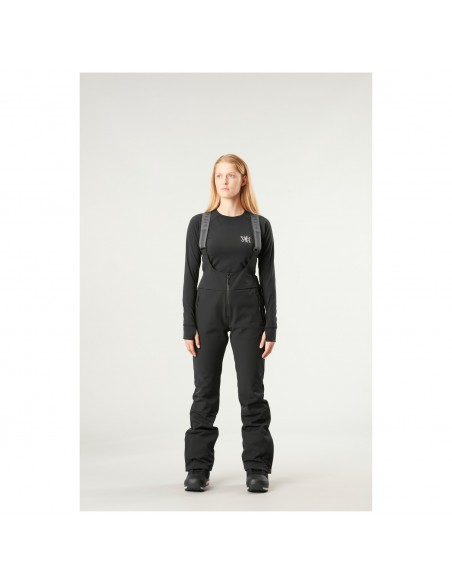 Pantalon de ski Femme Picture Eyeri Bib Black Pantalons de ski femme