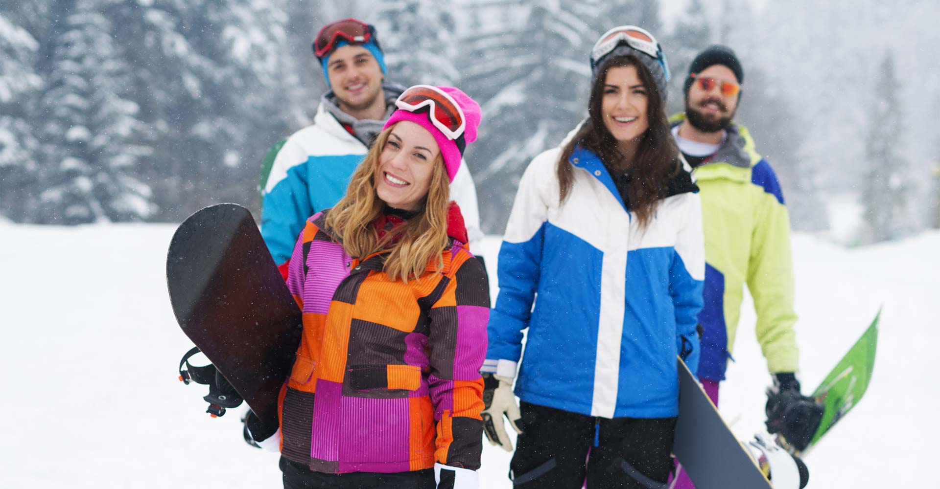 un groupe de skieur en écosse
